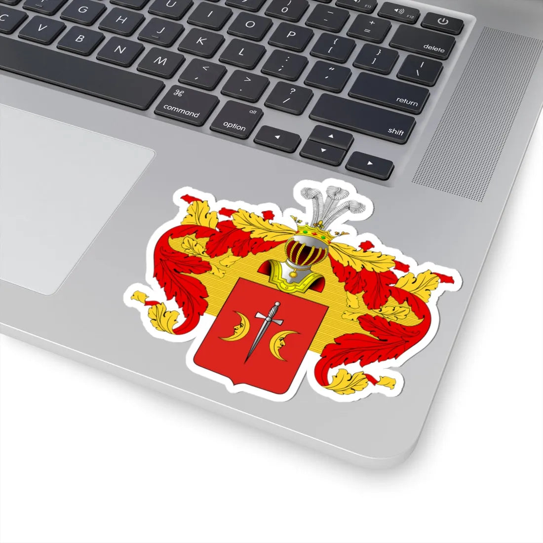 Ostoja Coat of Arms of the noble family Miklashevsky in the Russian Empire (Russia) (Coat of Arms) STICKER Vinyl Kiss-Cut Decal - The Sticker Space