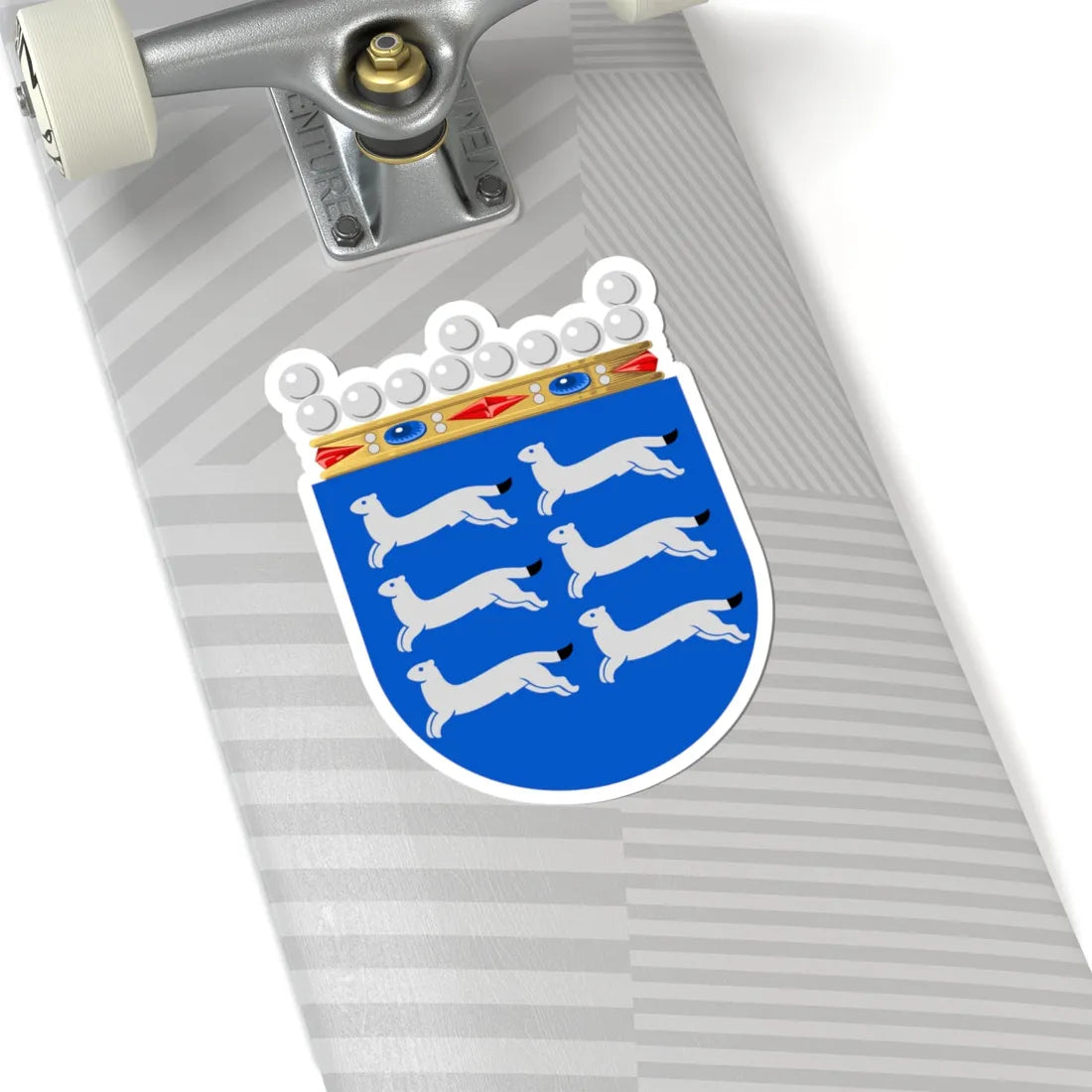 Ostrobothnia coat of arms (Finland) (Coat of Arms) STICKER Vinyl Kiss-Cut Decal - The Sticker Space