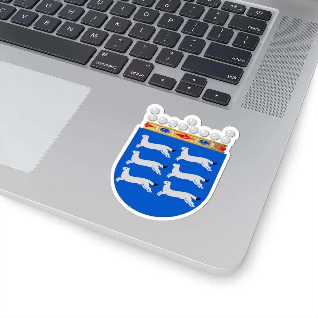 Ostrobothnia coat of arms (Finland) (Coat of Arms) STICKER Vinyl Kiss-Cut Decal - The Sticker Space