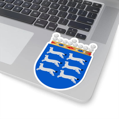 Ostrobothnia coat of arms (Finland) (Coat of Arms) STICKER Vinyl Kiss-Cut Decal - The Sticker Space