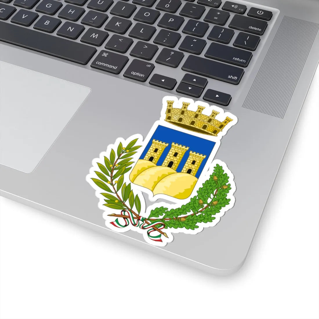 Ostuni-Stemma (Italy) (Coat of Arms) STICKER Vinyl Kiss-Cut Decal - The Sticker Space