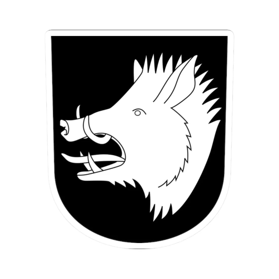 Otelfingen-blazon (Switzerland) (Coat of Arms) STICKER Vinyl Kiss-Cut Decal 2 Inch White - The Sticker Space