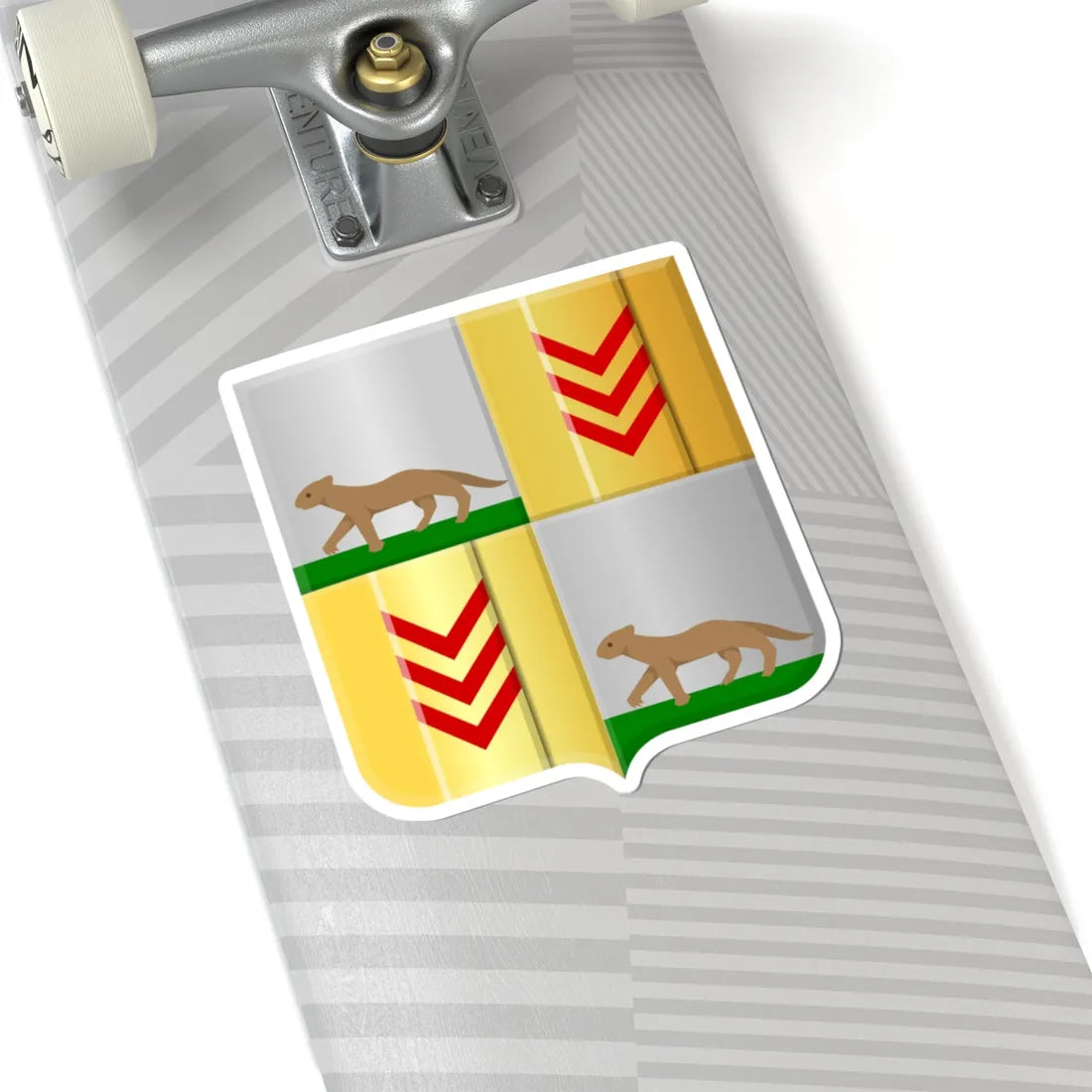 Oterleek heerlijkheidswapen (Netherlands) (Coat of Arms) STICKER Vinyl Kiss-Cut Decal - The Sticker Space