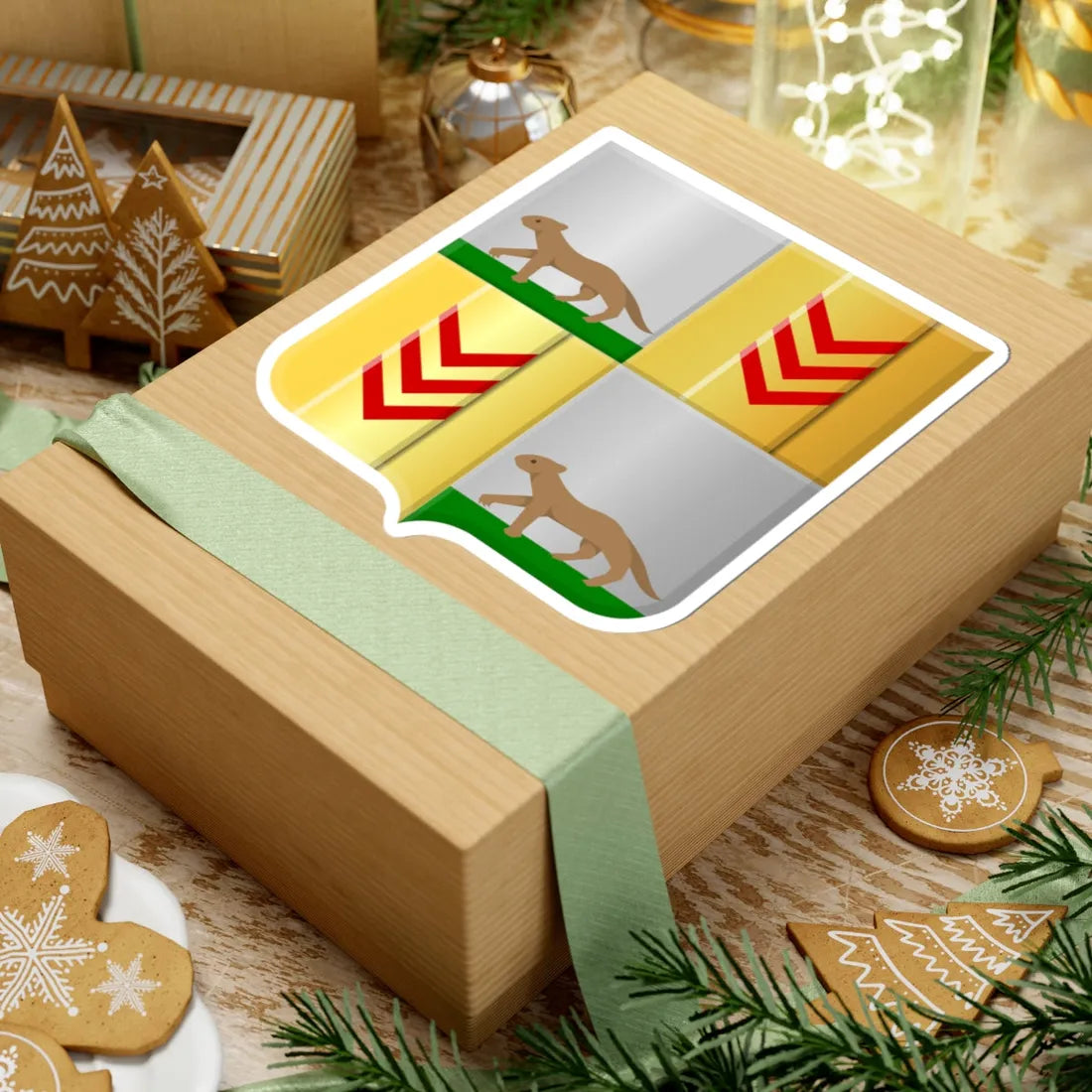 Oterleek heerlijkheidswapen (Netherlands) (Coat of Arms) STICKER Vinyl Kiss-Cut Decal - The Sticker Space