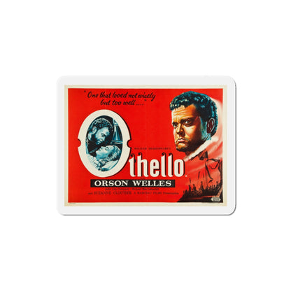 Othello 1952 Movie Poster Die-Cut Magnet-3" x 3"-The Sticker Space