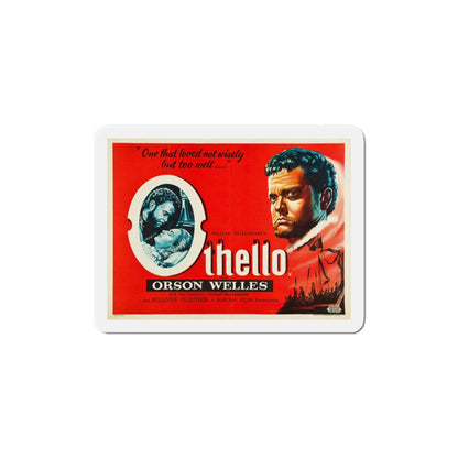 Othello 1952 Movie Poster Die-Cut Magnet-6 × 6"-The Sticker Space