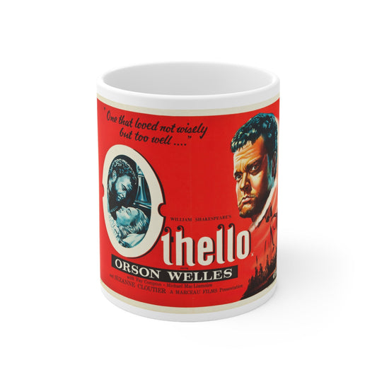 Othello 1952 Movie Poster - White Coffee Cup 11oz-11oz-The Sticker Space