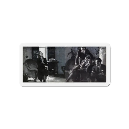 Other Kinds of Christmas (3), Rebook, January 1938 (Magazine Illustration) Refrigerator Magnet - The Sticker Space