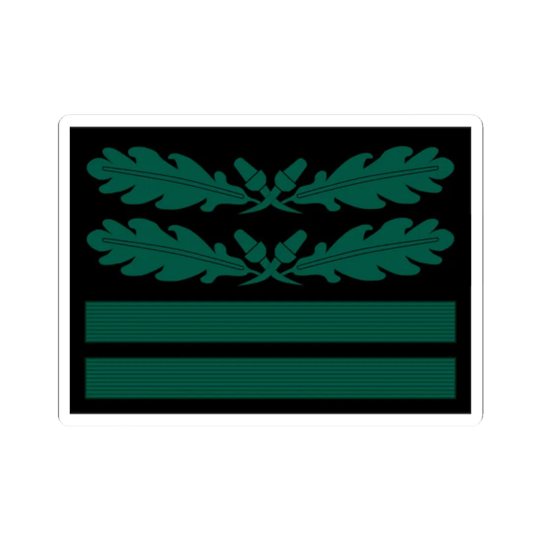 OTL Ostubaf OF4 cam slv 1945 (Germany) (Military Rank) STICKER Vinyl Kiss-Cut Decal 2 Inch White - The Sticker Space