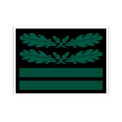 OTL Ostubaf OF4 cam slv 1945 (Germany) (Military Rank) STICKER Vinyl Kiss-Cut Decal 3 Inch White - The Sticker Space