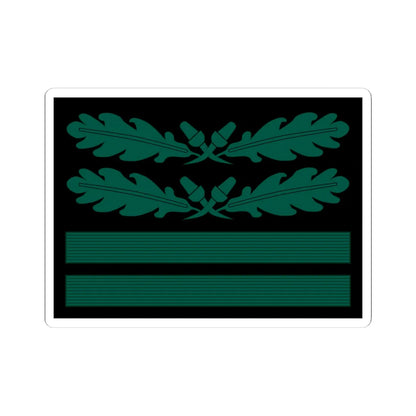 OTL Ostubaf OF4 cam slv 1945 (Germany) (Military Rank) STICKER Vinyl Kiss-Cut Decal 4 Inch White - The Sticker Space