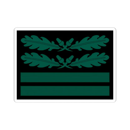OTL Ostubaf OF4 cam slv 1945 (Germany) (Military Rank) STICKER Vinyl Kiss-Cut Decal 6 Inch White - The Sticker Space