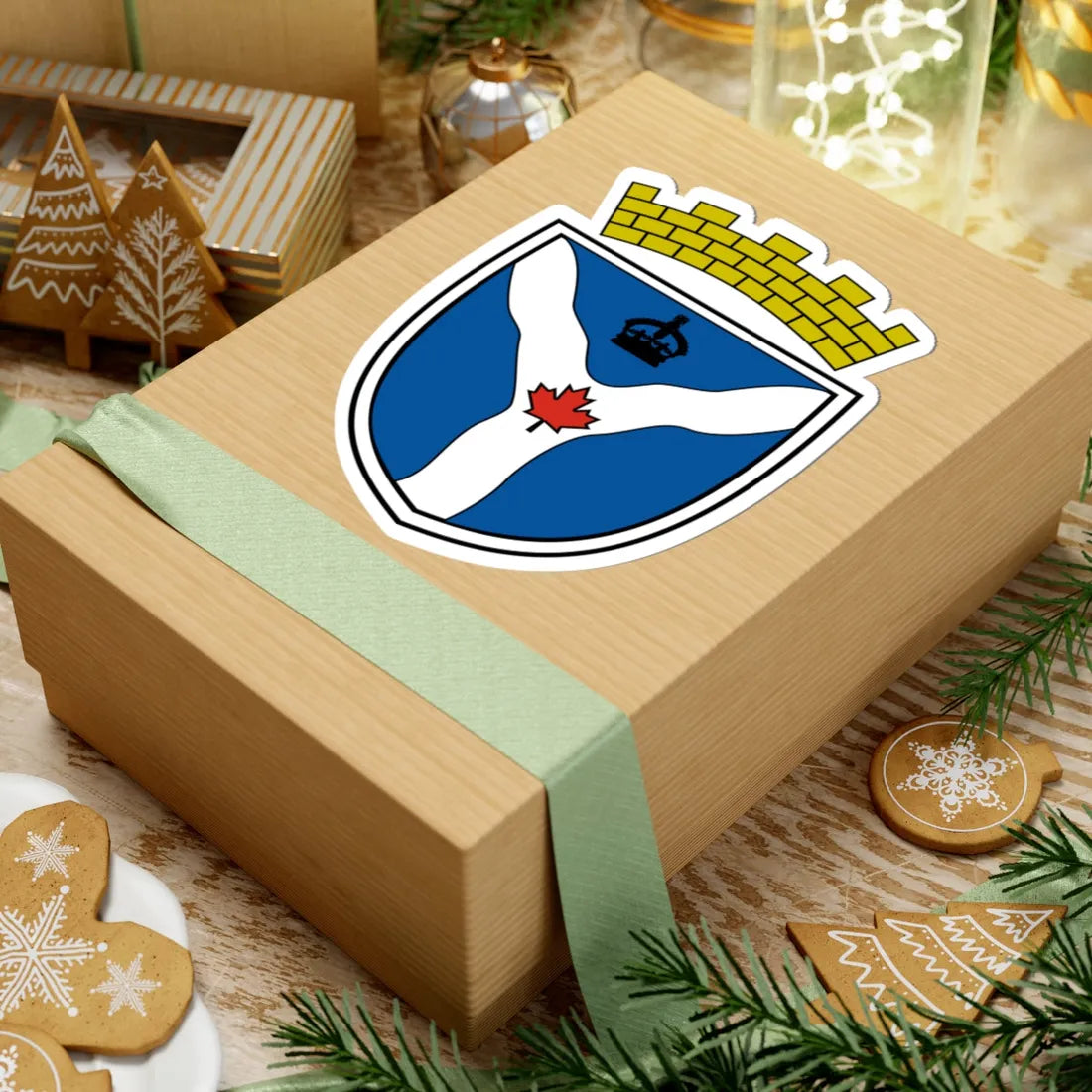 Ottawa-Carleton Region Coat of Arms (Canada) (Coat of Arms) STICKER Vinyl Kiss-Cut Decal - The Sticker Space