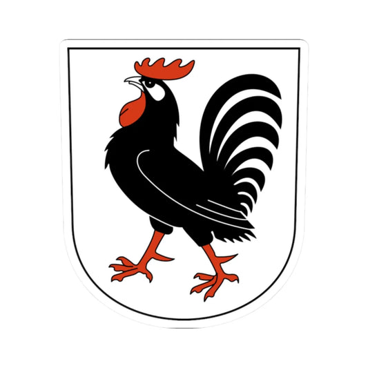 Ottenbach-blazon (Switzerland) (Coat of Arms) STICKER Vinyl Kiss-Cut Decal 2 Inch White - The Sticker Space