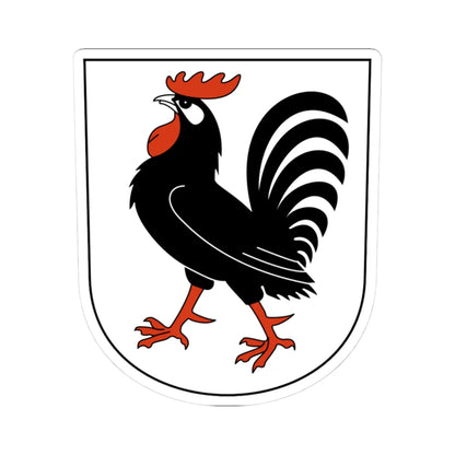 Ottenbach-blazon (Switzerland) (Coat of Arms) STICKER Vinyl Kiss-Cut Decal 3 Inch White - The Sticker Space
