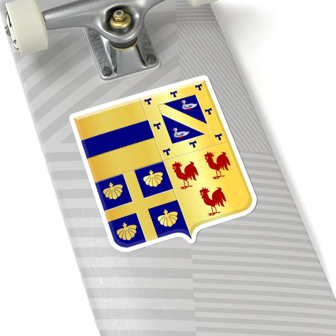 Ottignies-Louvain-la-Neuve wapen (Belgium) (Coat of Arms) STICKER Vinyl Kiss-Cut Decal - The Sticker Space