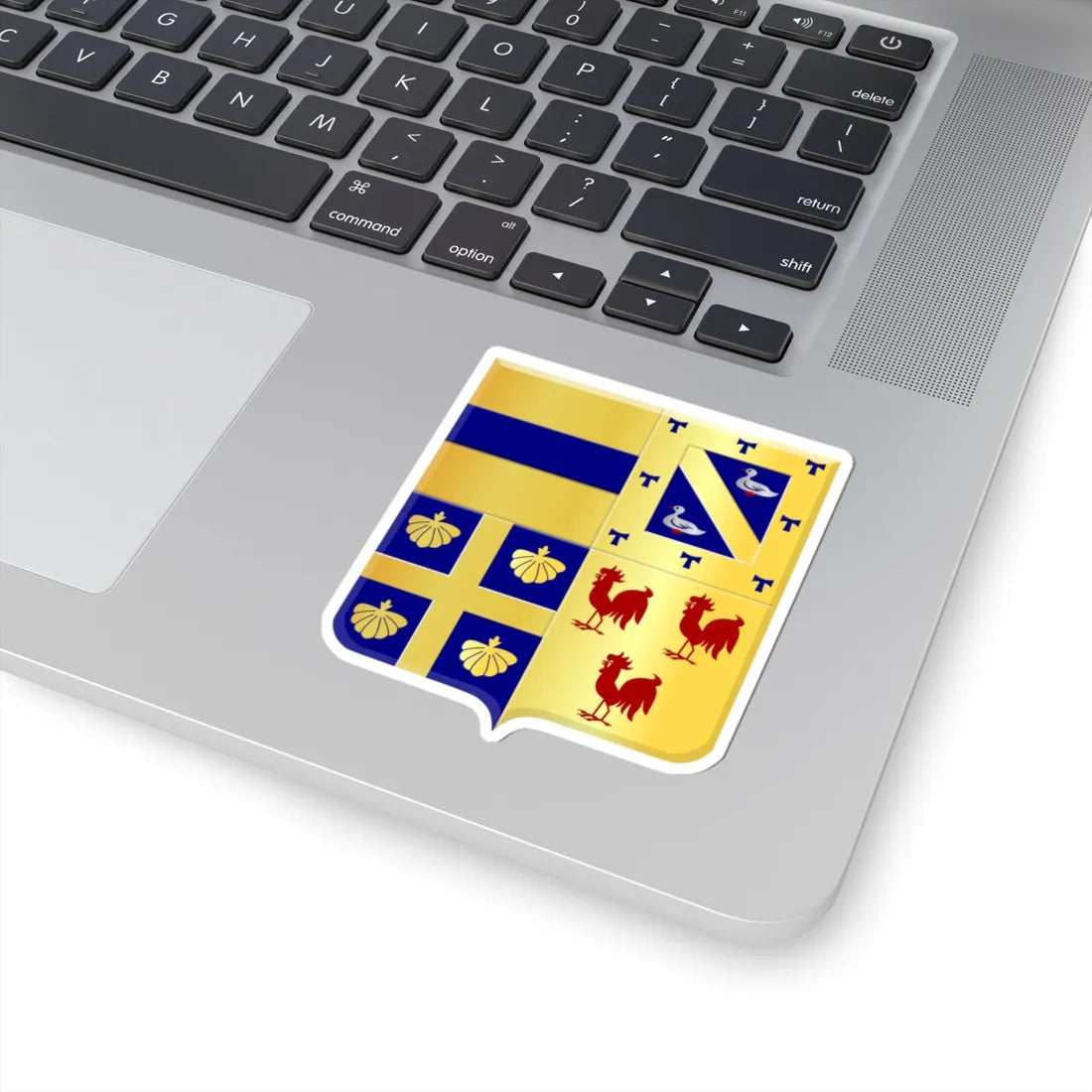 Ottignies-Louvain-la-Neuve wapen (Belgium) (Coat of Arms) STICKER Vinyl Kiss-Cut Decal - The Sticker Space