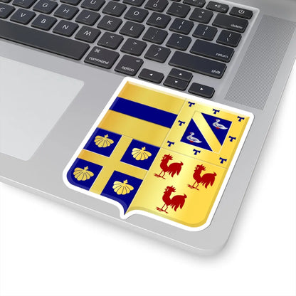 Ottignies-Louvain-la-Neuve wapen (Belgium) (Coat of Arms) STICKER Vinyl Kiss-Cut Decal - The Sticker Space