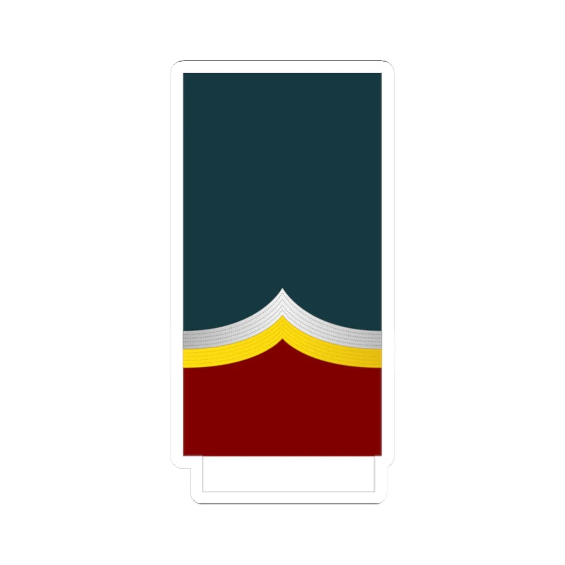 Ottoman Army OF 2 1856 1876 (Oman) (Military Rank) STICKER Vinyl Kiss-Cut Decal 2 Inch White - The Sticker Space