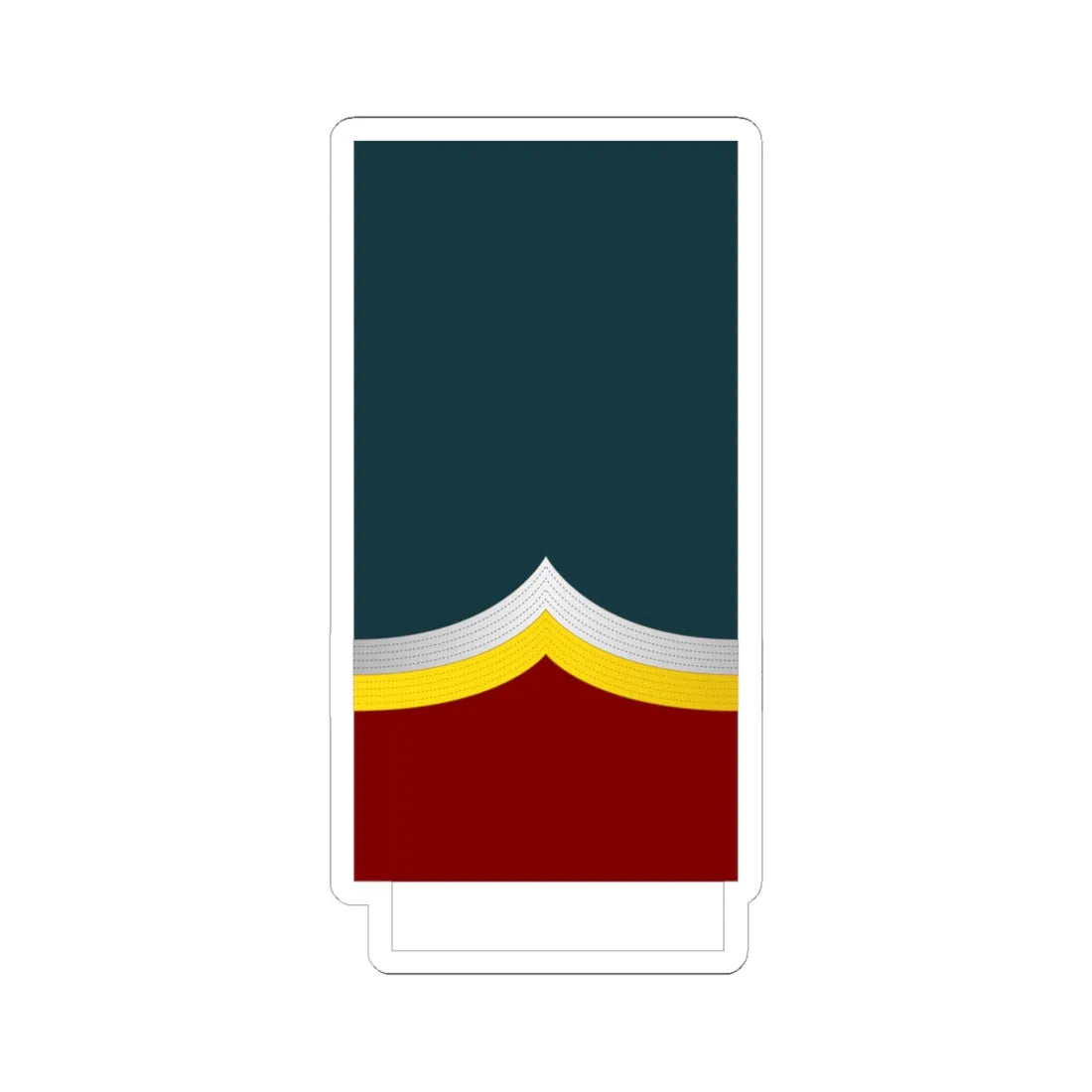 Ottoman Army OF 2 1856 1876 (Oman) (Military Rank) STICKER Vinyl Kiss-Cut Decal 6 Inch White - The Sticker Space