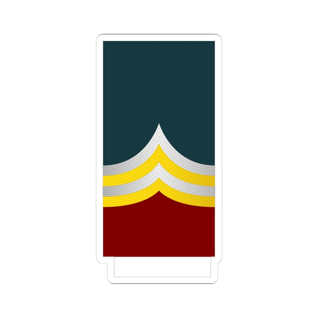 Ottoman Army OF 4 1856 1876 (Oman) (Military Rank) STICKER Vinyl Kiss-Cut Decal 4 Inch White - The Sticker Space