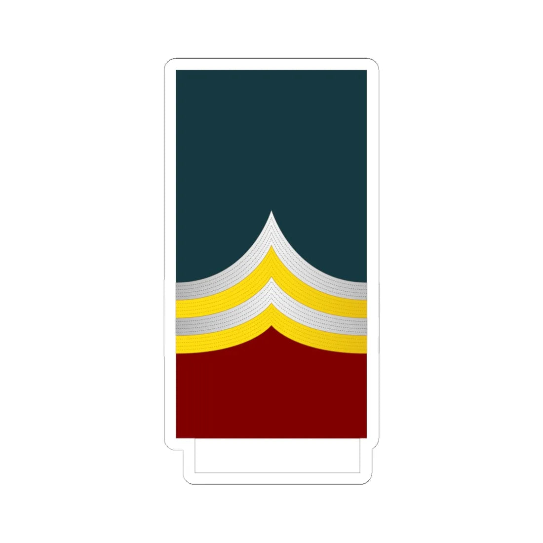 Ottoman Army OF 4 1856 1876 (Oman) (Military Rank) STICKER Vinyl Kiss-Cut Decal 6 Inch White - The Sticker Space