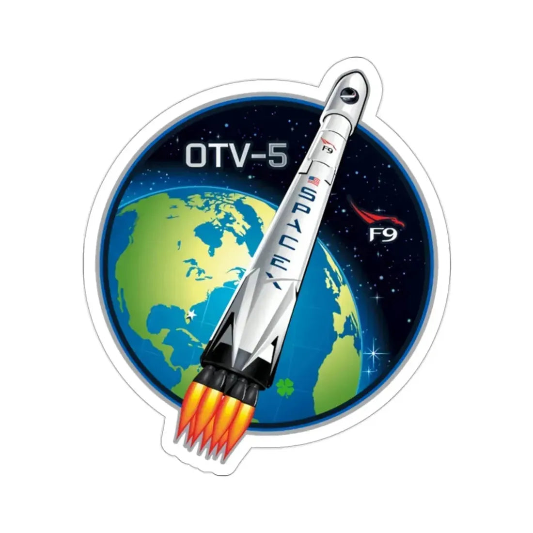 OTV-5 (SpaceX) STICKER Vinyl Die-Cut Decal 2 Inch - The Sticker Space