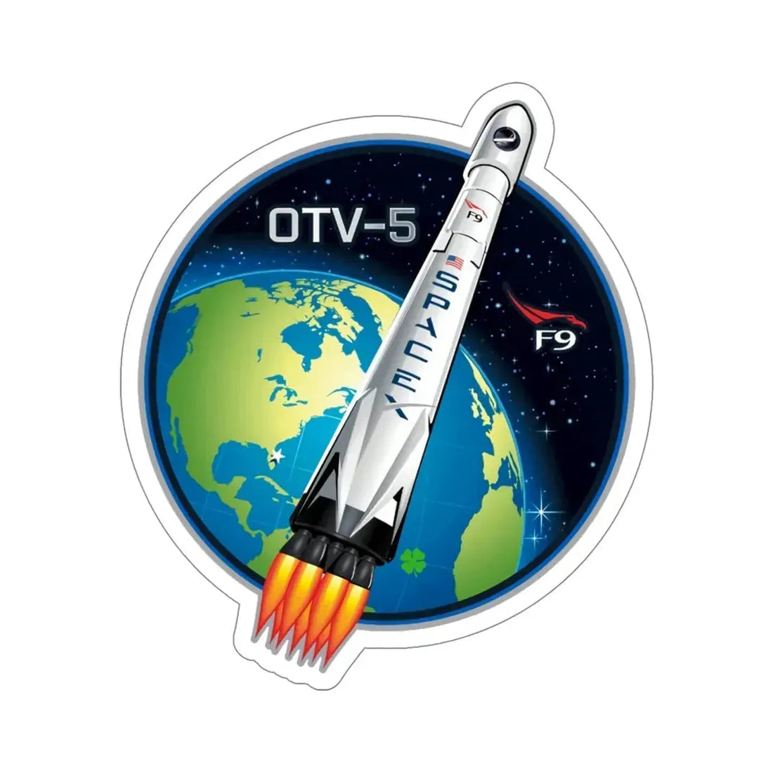 OTV-5 (SpaceX) STICKER Vinyl Die-Cut Decal 6 Inch - The Sticker Space