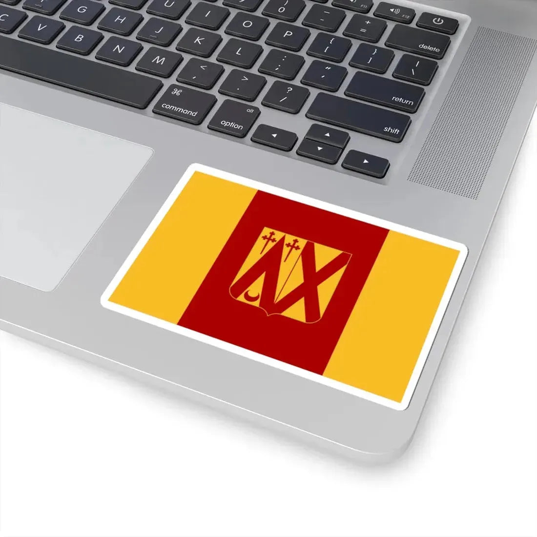 Oud-Heverlee vlag (Belgium) STICKER Vinyl Kiss-Cut Decal - The Sticker Space