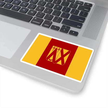 Oud-Heverlee vlag (Belgium) STICKER Vinyl Kiss-Cut Decal - The Sticker Space