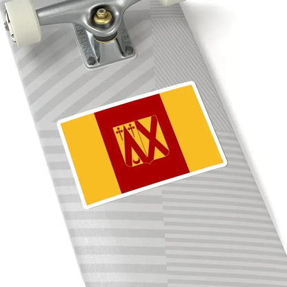 Oud-Heverlee vlag (Belgium) STICKER Vinyl Kiss-Cut Decal - The Sticker Space