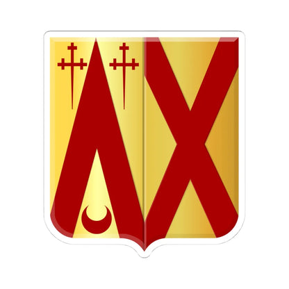 Oud-heverlee wapen (Belgium) (Coat of Arms) STICKER Vinyl Kiss-Cut Decal 4 Inch White - The Sticker Space