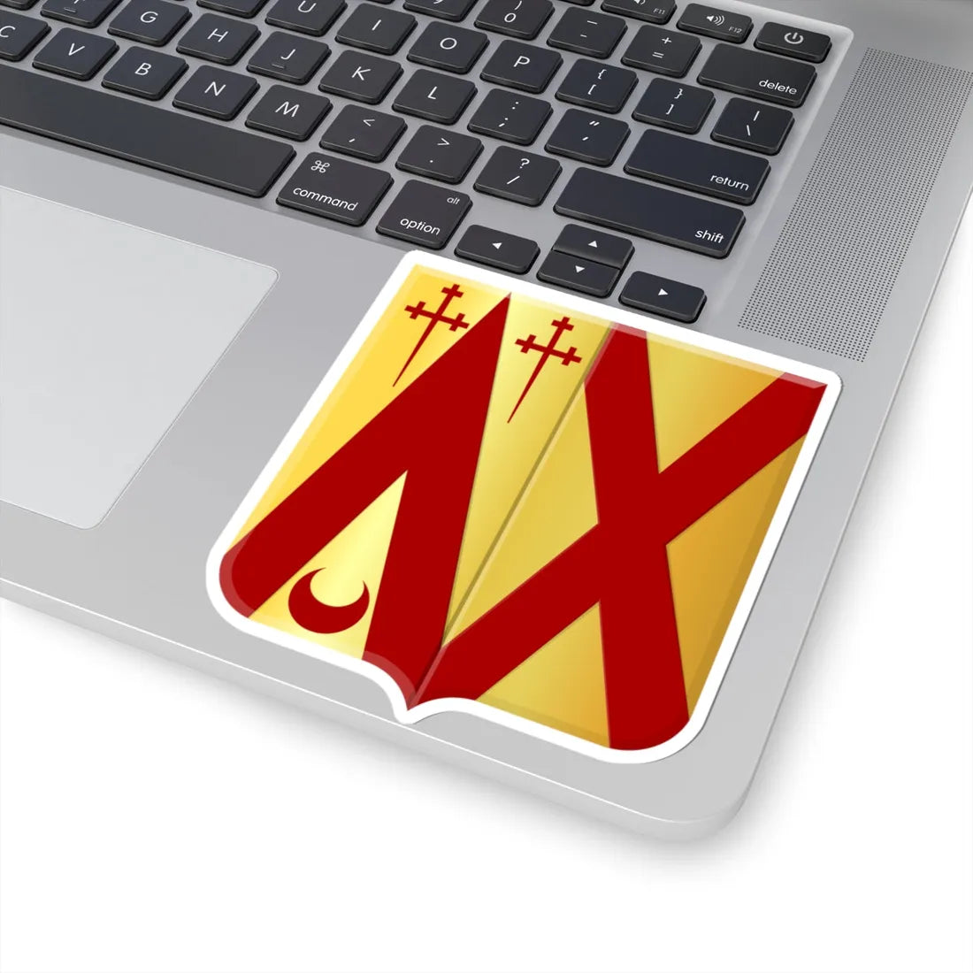 Oud-heverlee wapen (Belgium) (Coat of Arms) STICKER Vinyl Kiss-Cut Decal - The Sticker Space