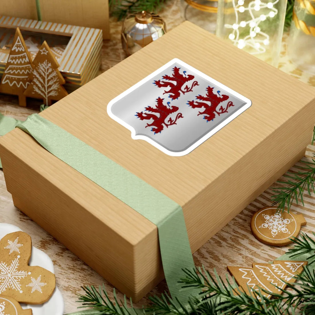 Oud-Turnhout wapen (Belgium) (Coat of Arms) STICKER Vinyl Kiss-Cut Decal - The Sticker Space