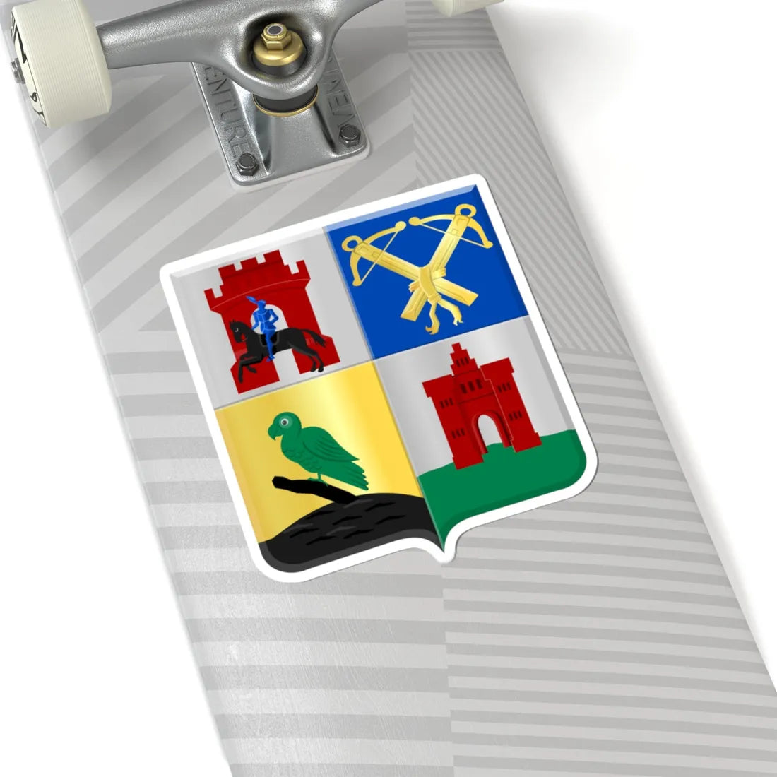 Ouddorp wapen (Netherlands) (Coat of Arms) STICKER Vinyl Kiss-Cut Decal - The Sticker Space