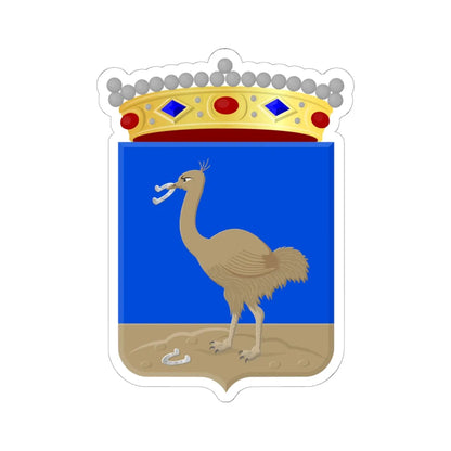 Oude en Nieuwe Struiten wapen (Netherlands) (Coat of Arms) STICKER Vinyl Kiss-Cut Decal 6 Inch White - The Sticker Space