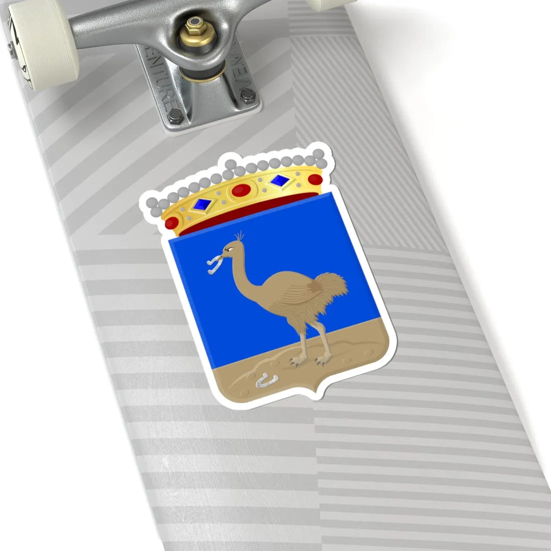 Oude en Nieuwe Struiten wapen (Netherlands) (Coat of Arms) STICKER Vinyl Kiss-Cut Decal - The Sticker Space