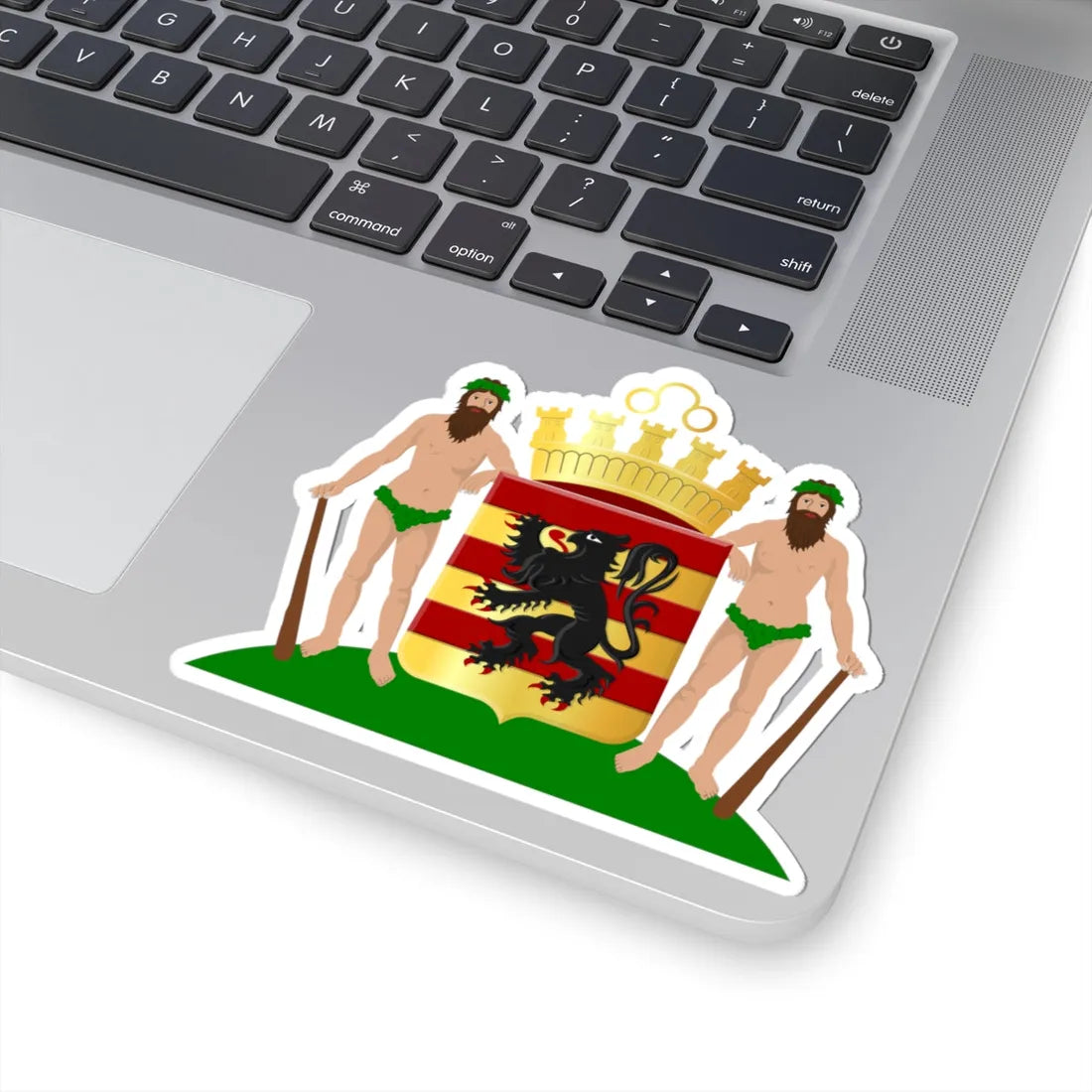 Oudenaarde wapen (Belgium) (Coat of Arms) STICKER Vinyl Kiss-Cut Decal - The Sticker Space