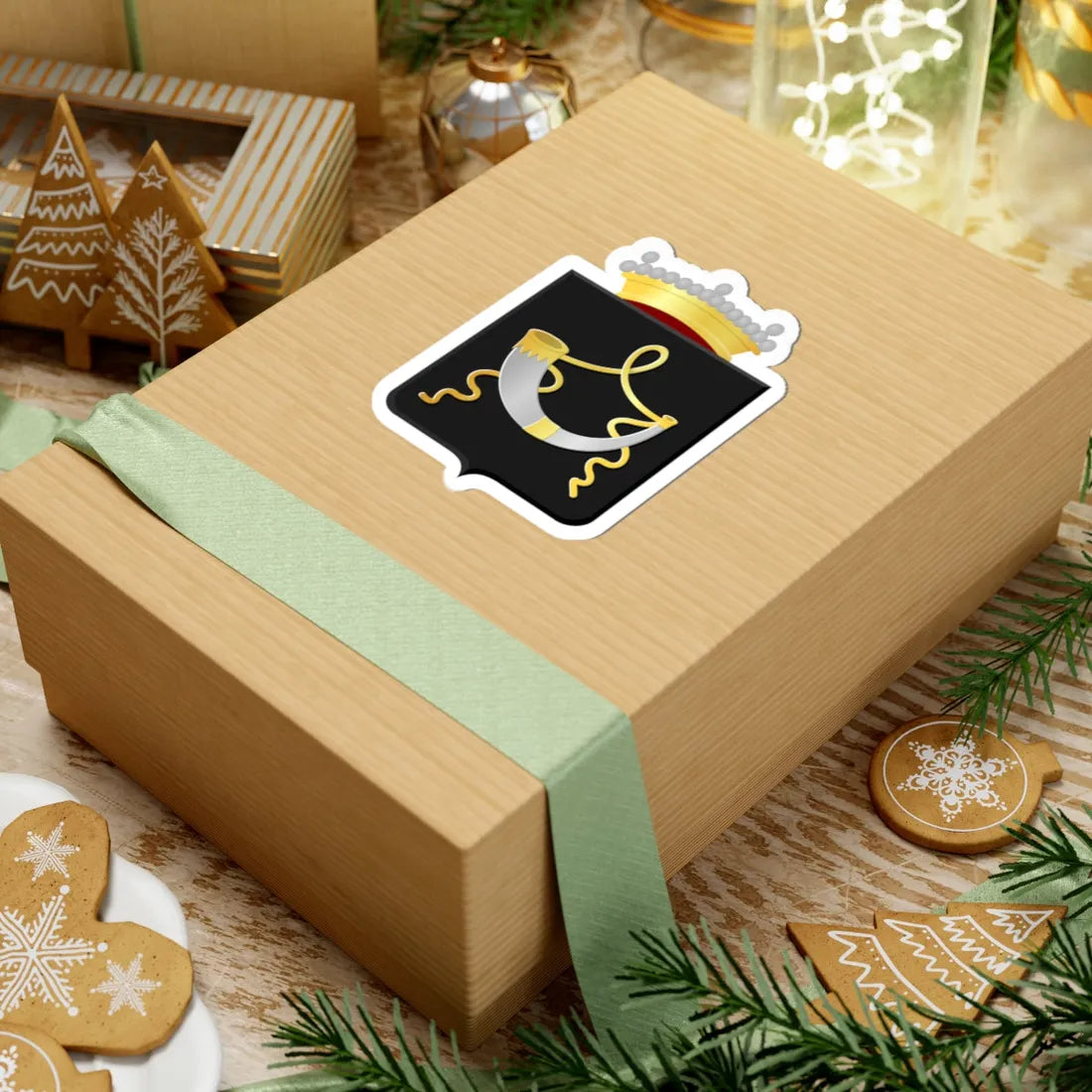 Oudenhoorn wapen (Netherlands) (Coat of Arms) STICKER Vinyl Kiss-Cut Decal - The Sticker Space