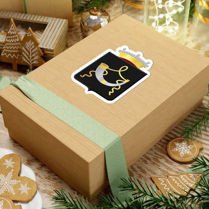 Oudenhoorn wapen (Netherlands) (Coat of Arms) STICKER Vinyl Kiss-Cut Decal - The Sticker Space