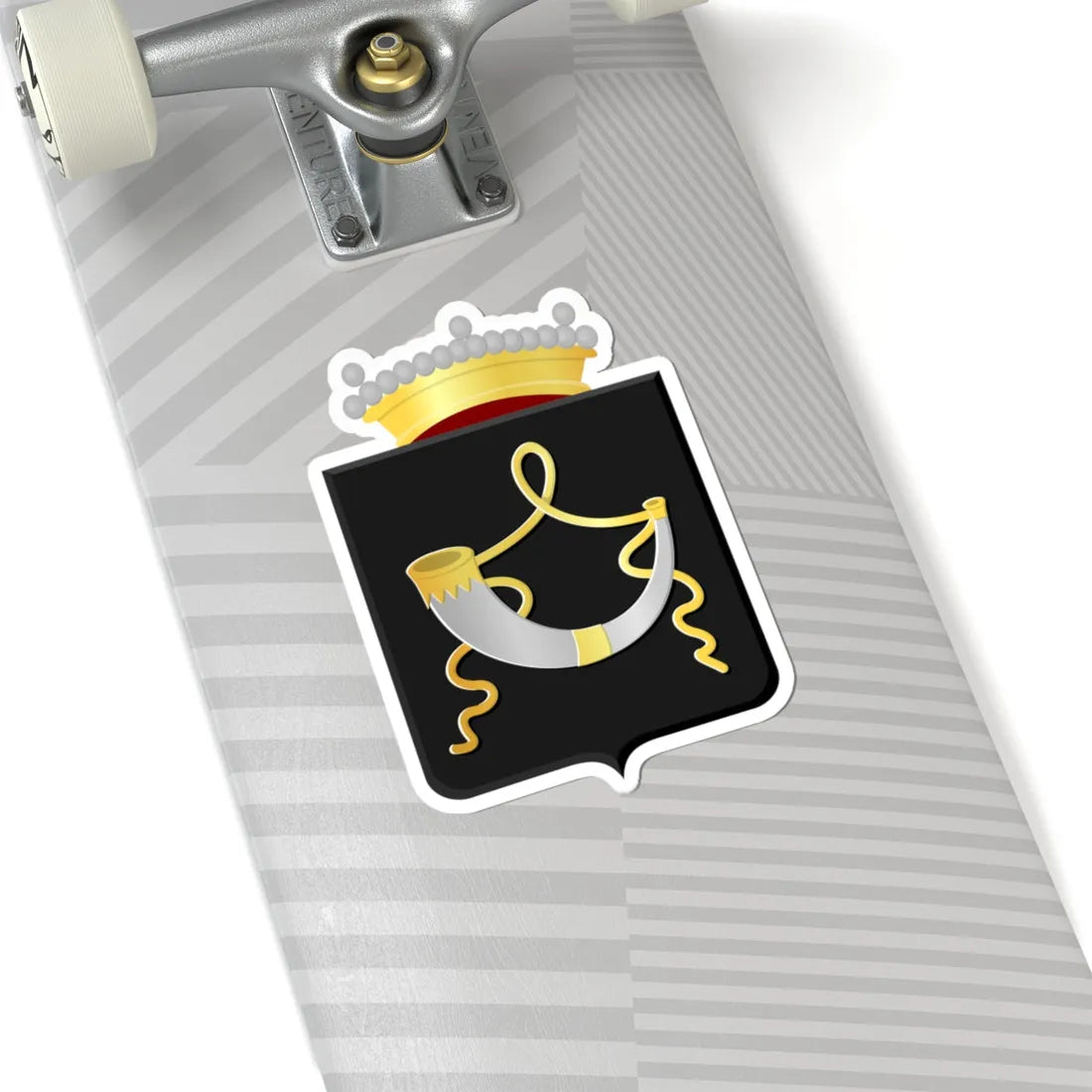 Oudenhoorn wapen (Netherlands) (Coat of Arms) STICKER Vinyl Kiss-Cut Decal - The Sticker Space