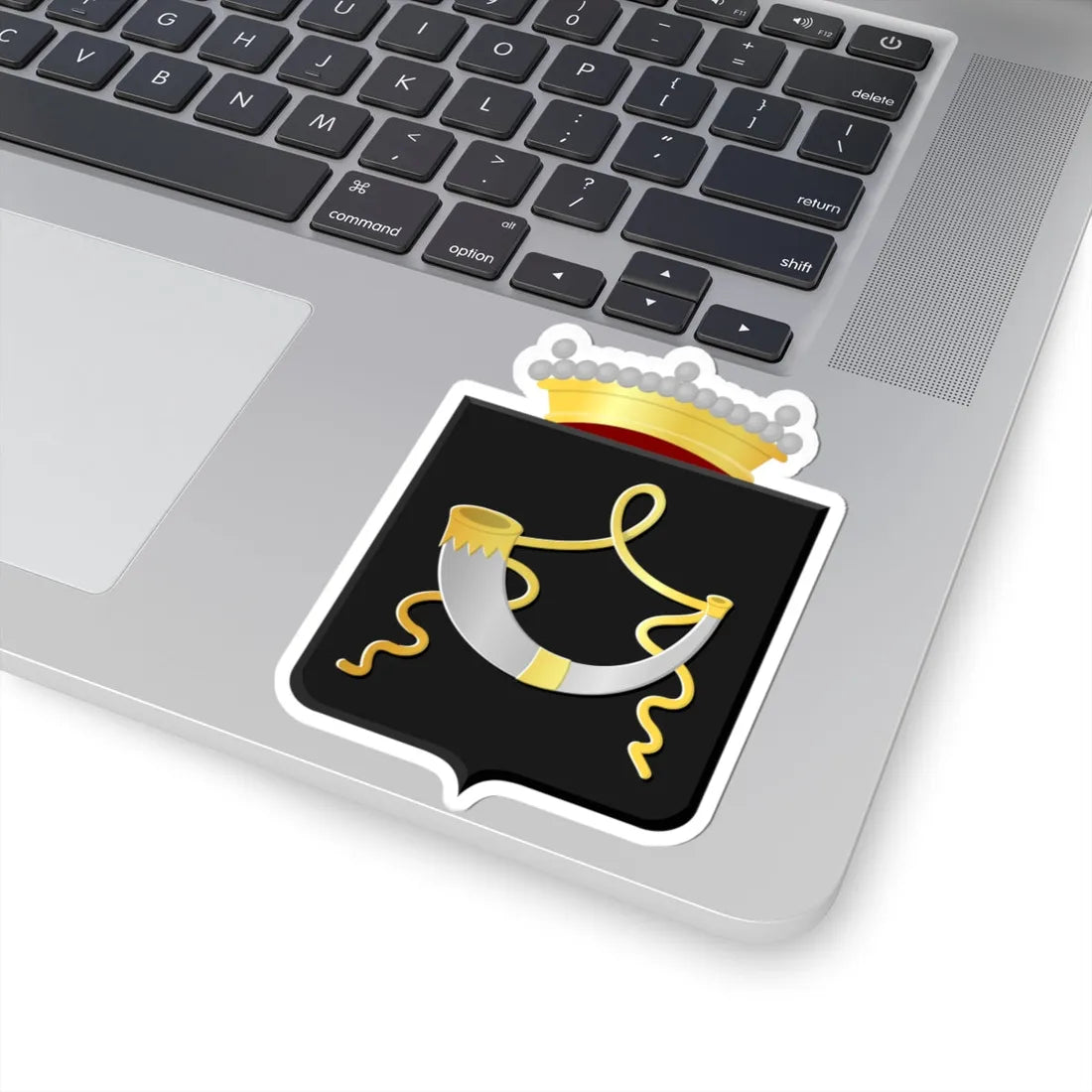 Oudenhoorn wapen (Netherlands) (Coat of Arms) STICKER Vinyl Kiss-Cut Decal - The Sticker Space