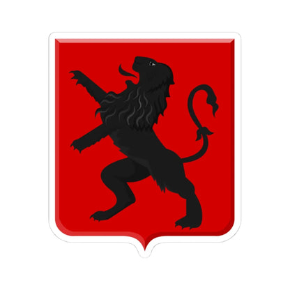 Oudkarspel (Netherlands) (Coat of Arms) STICKER Vinyl Kiss-Cut Decal 4 Inch White - The Sticker Space