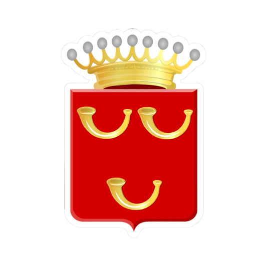 Oudshoorn wapen (Netherlands) (Coat of Arms) STICKER Vinyl Kiss-Cut Decal 2 Inch White - The Sticker Space