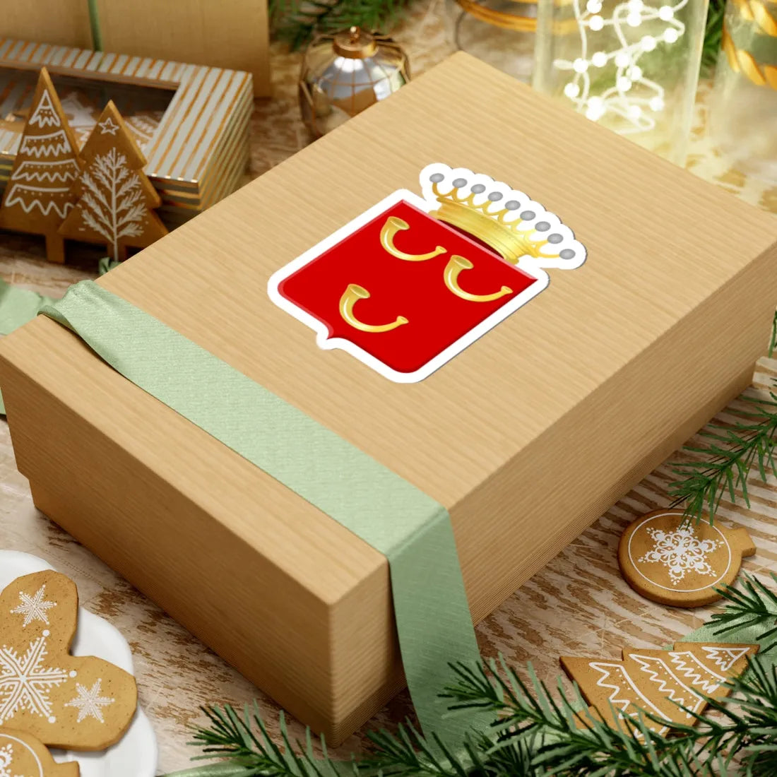 Oudshoorn wapen (Netherlands) (Coat of Arms) STICKER Vinyl Kiss-Cut Decal - The Sticker Space