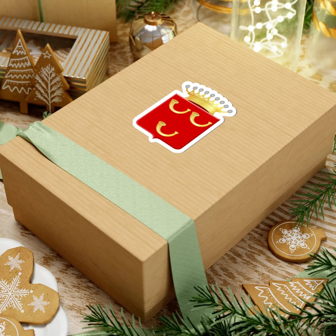 Oudshoorn wapen (Netherlands) (Coat of Arms) STICKER Vinyl Kiss-Cut Decal - The Sticker Space