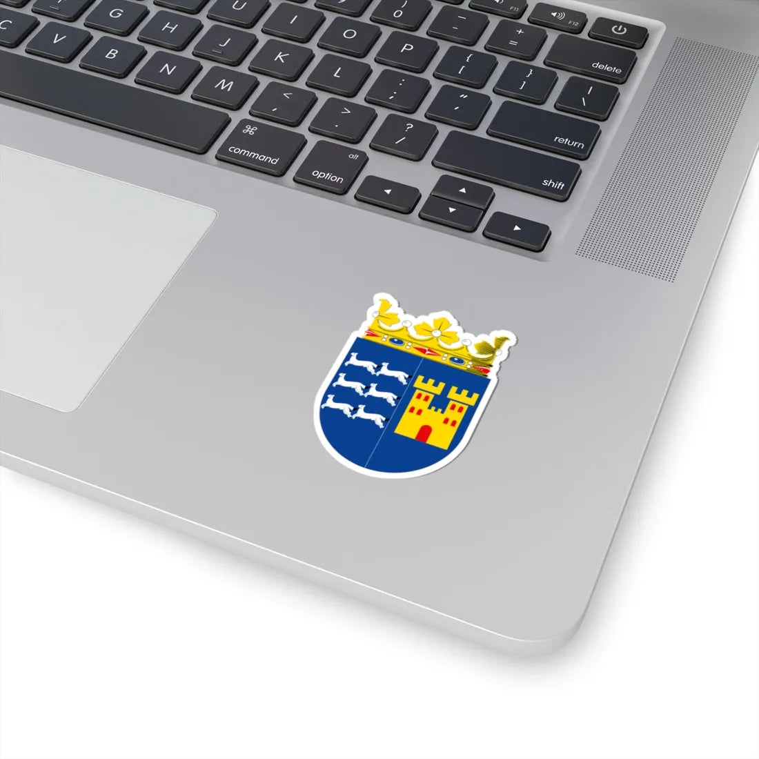 Oulun läänin vaakuna (Finland) (Coat of Arms) STICKER Vinyl Kiss-Cut Decal - The Sticker Space