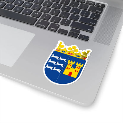 Oulun läänin vaakuna (Finland) (Coat of Arms) STICKER Vinyl Kiss-Cut Decal - The Sticker Space