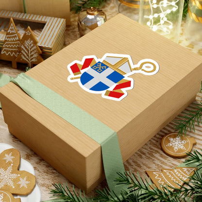 Oulun piispan vaakuna (Finland) (Coat of Arms) STICKER Vinyl Kiss-Cut Decal - The Sticker Space