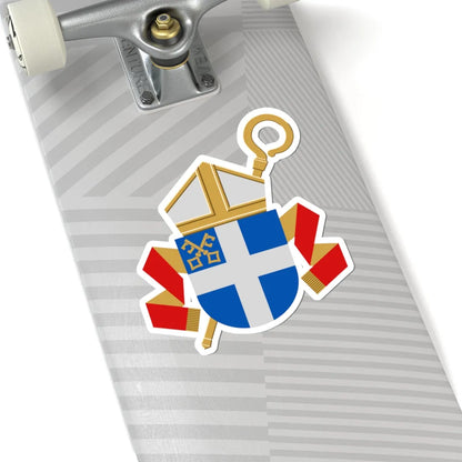 Oulun piispan vaakuna (Finland) (Coat of Arms) STICKER Vinyl Kiss-Cut Decal - The Sticker Space